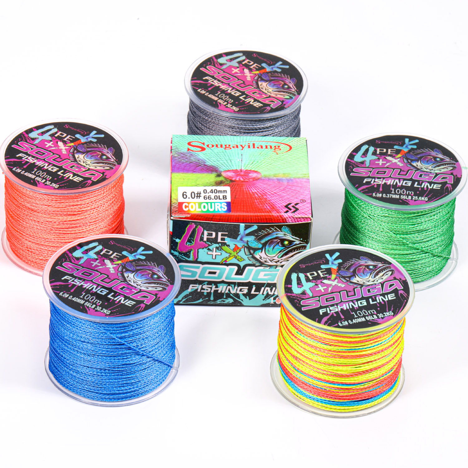 Línea Trenzada X4 Gris 100m 0.23mm