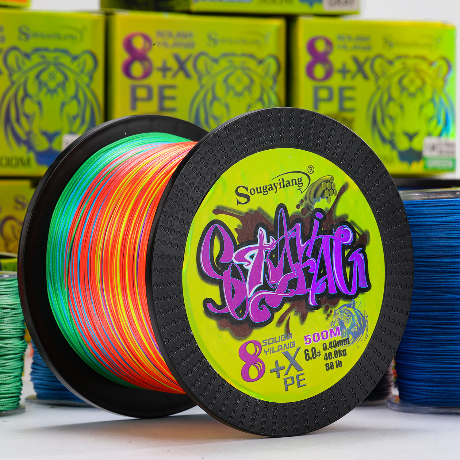 Línea Trenzada X8 Verde 100m 3.0#