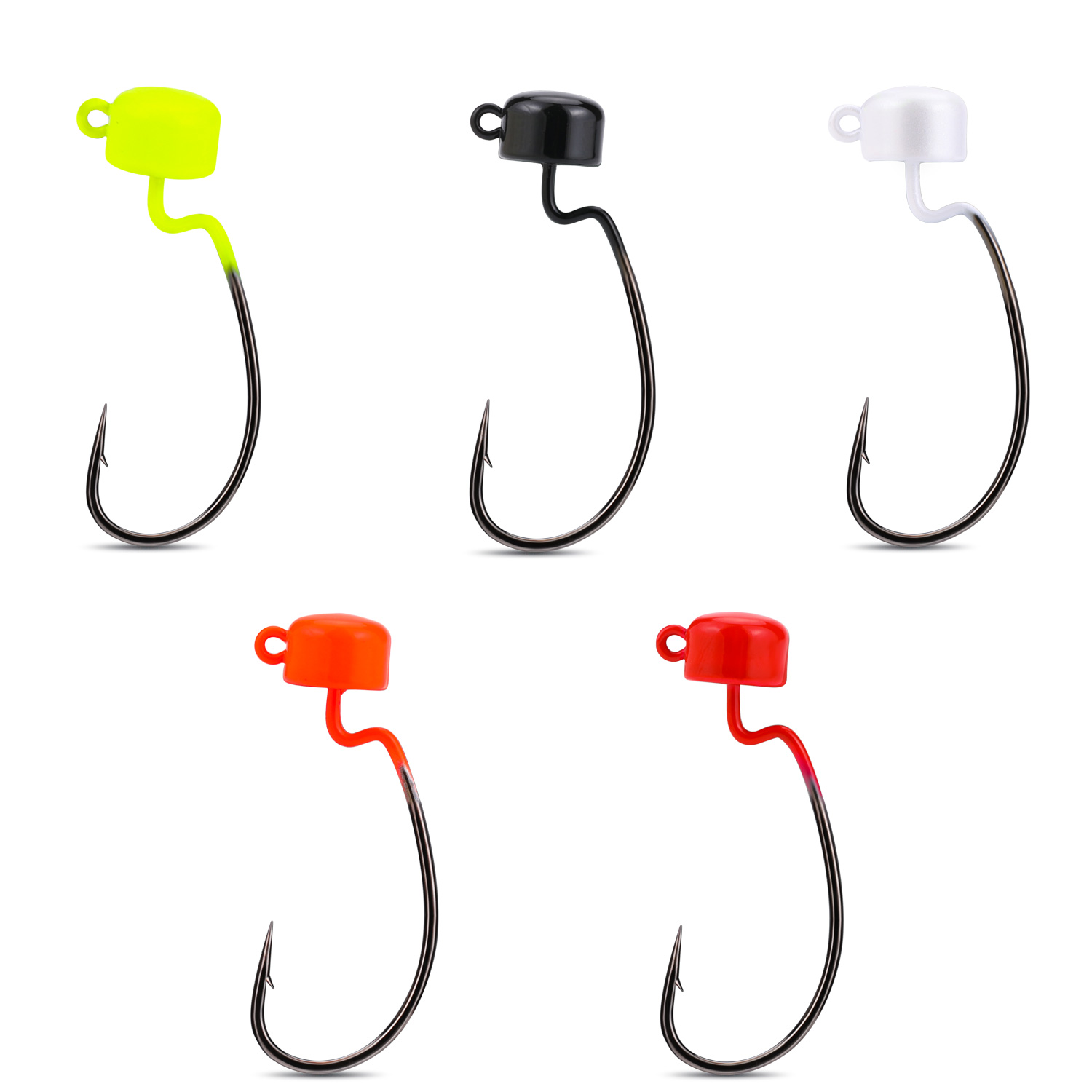 Anzuelo con Plomo Rojo 5g